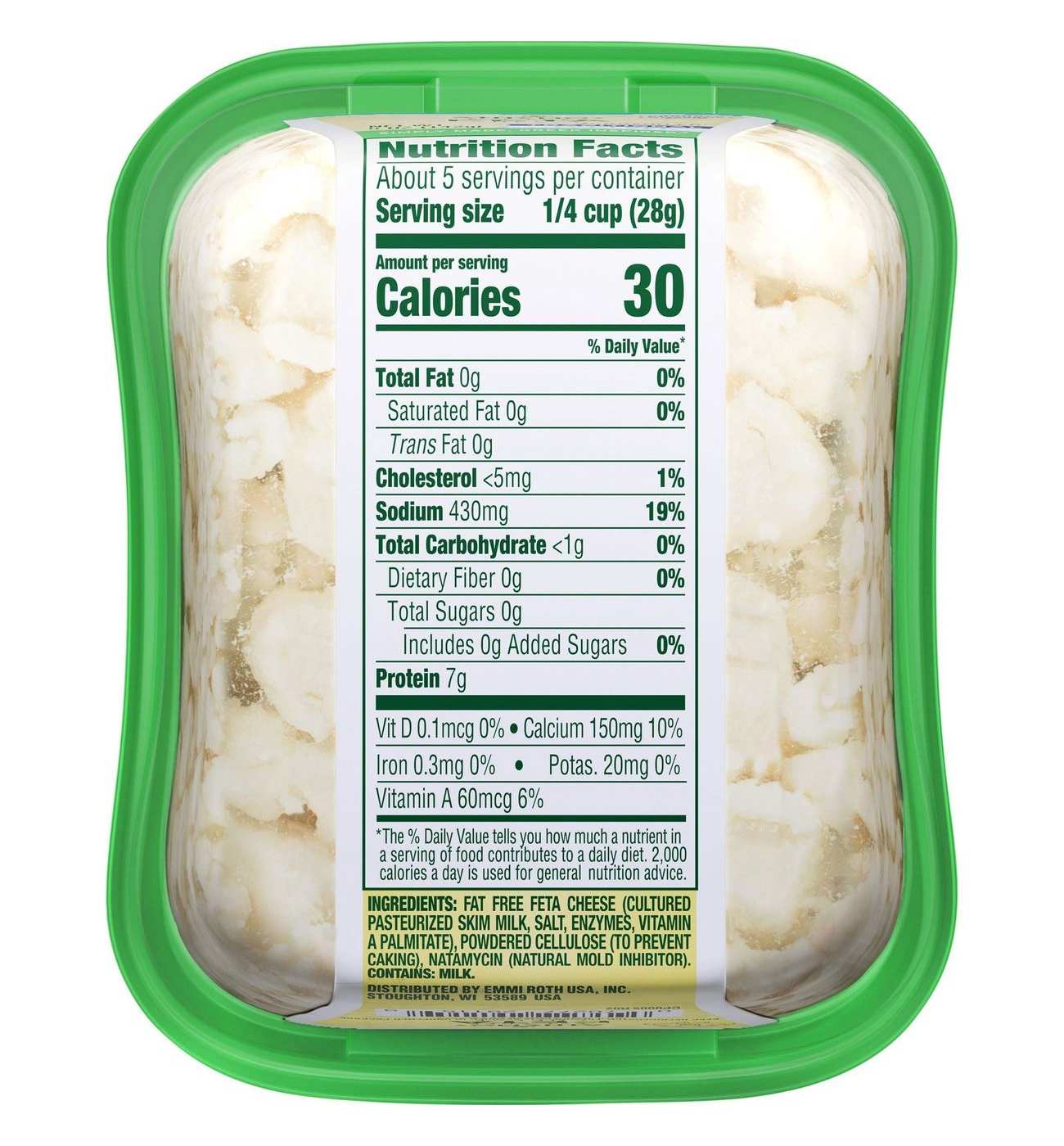 Athenos Fat Free Feta Cheese Crumbles; image 5 of 11