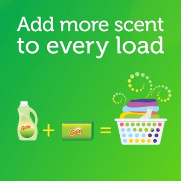 Gain Powder Laundry Detergent, 133 Loads - Original Scent