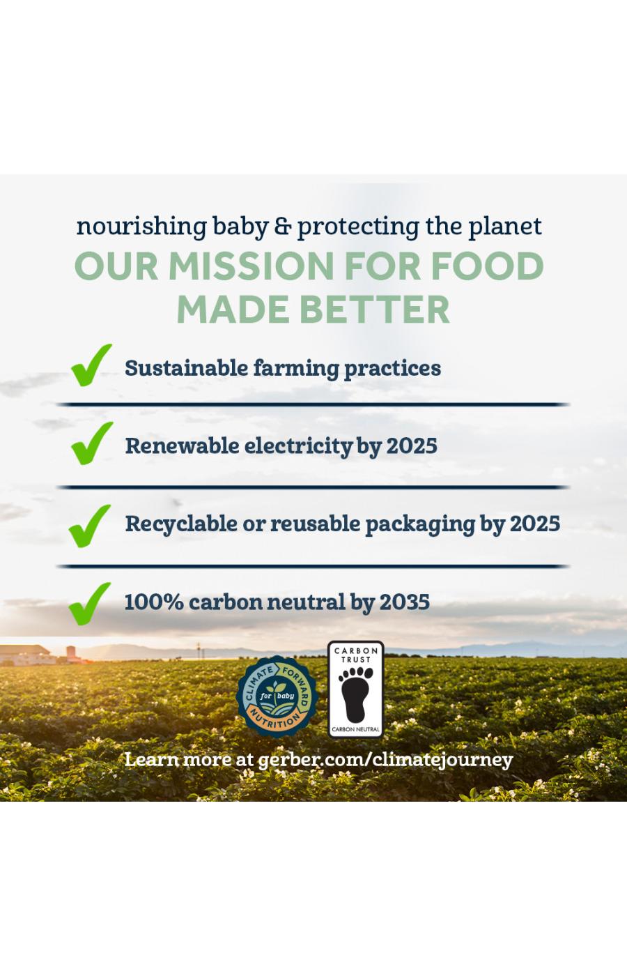 Gerber Organic for Baby Pouch - Apple Peach; image 4 of 8