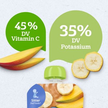Gerber Organic for Baby Wonderfoods Pouch - Banana & Mango