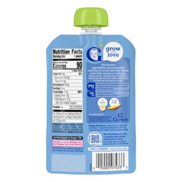 Gerber Organic for Baby Wonderfoods Pouch - Banana & Mango