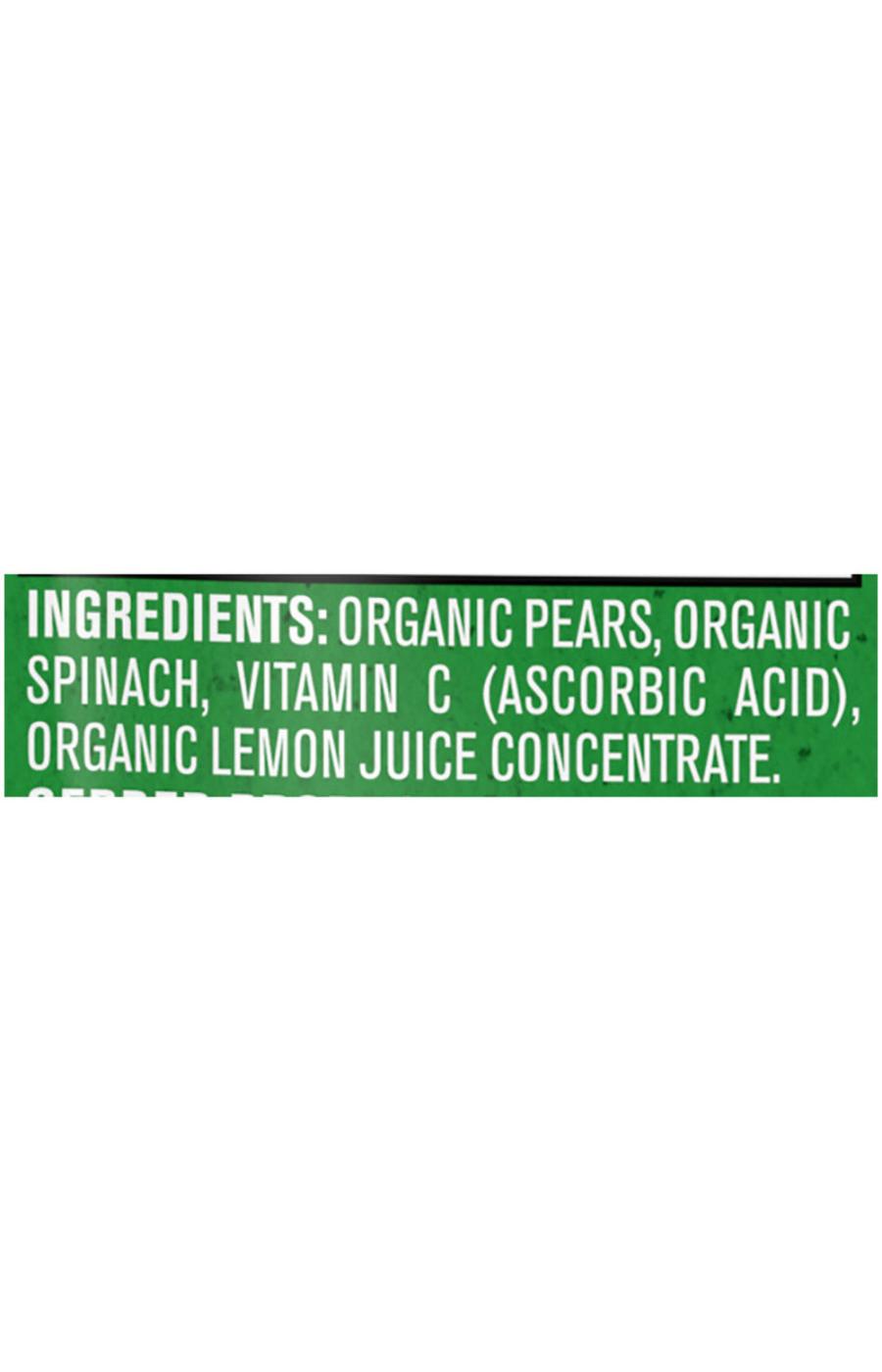 Gerber Organic for Baby Pouch - Pear & Spinach; image 7 of 7