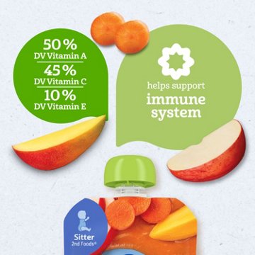 Gerber Organic for Baby Wonderfoods Pouch - Carrot Apple & Mango