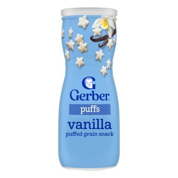 Gerber Snacks for Baby Grain & Grow Puffs - Vanilla