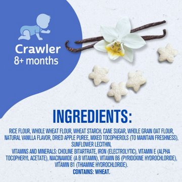 Gerber Snacks for Baby Grain & Grow Puffs - Vanilla