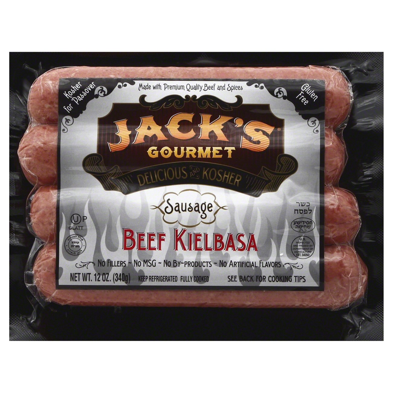 Jack's Gourmet Beef Kielbasa Sausage Shop Sausages & hot dogs at HEB