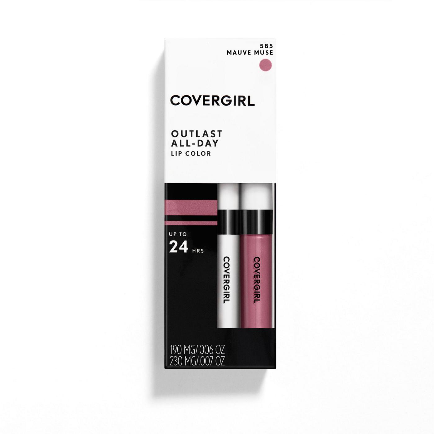 Covergirl Outlast All-Day Lipcolor - 585 Mauve Muse; image 1 of 5