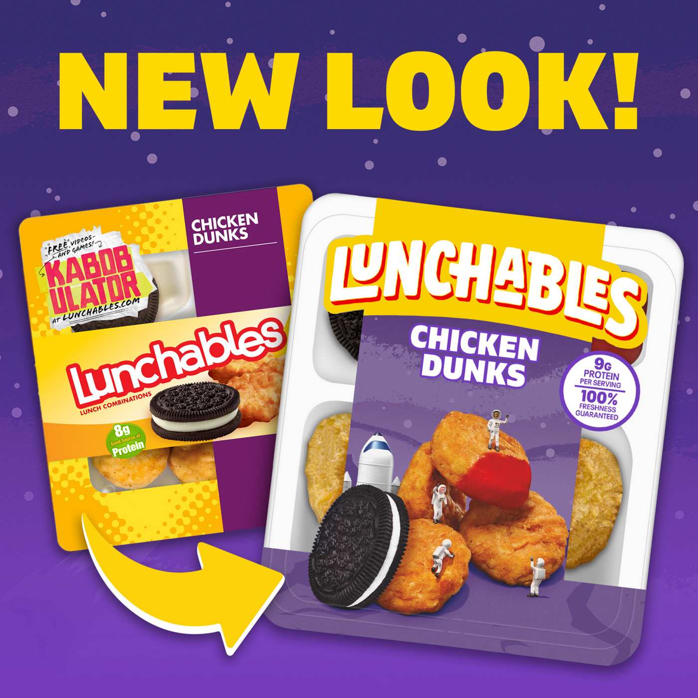 Lunchables Snack Kit Tray - Chicken Dunks with Chocolate Creme Cookies; image 3 of 6