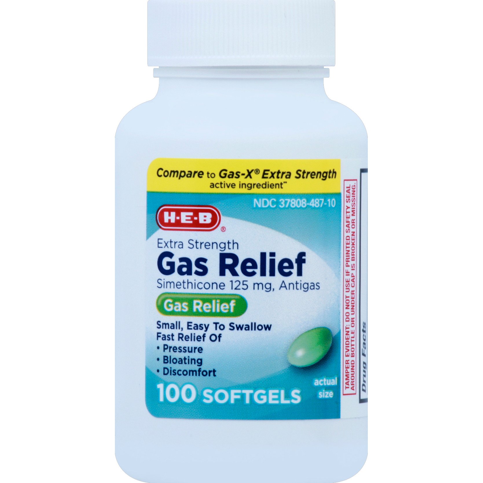 HEB Extra Strength Gas Relief 125 mg Softgels Shop Digestion