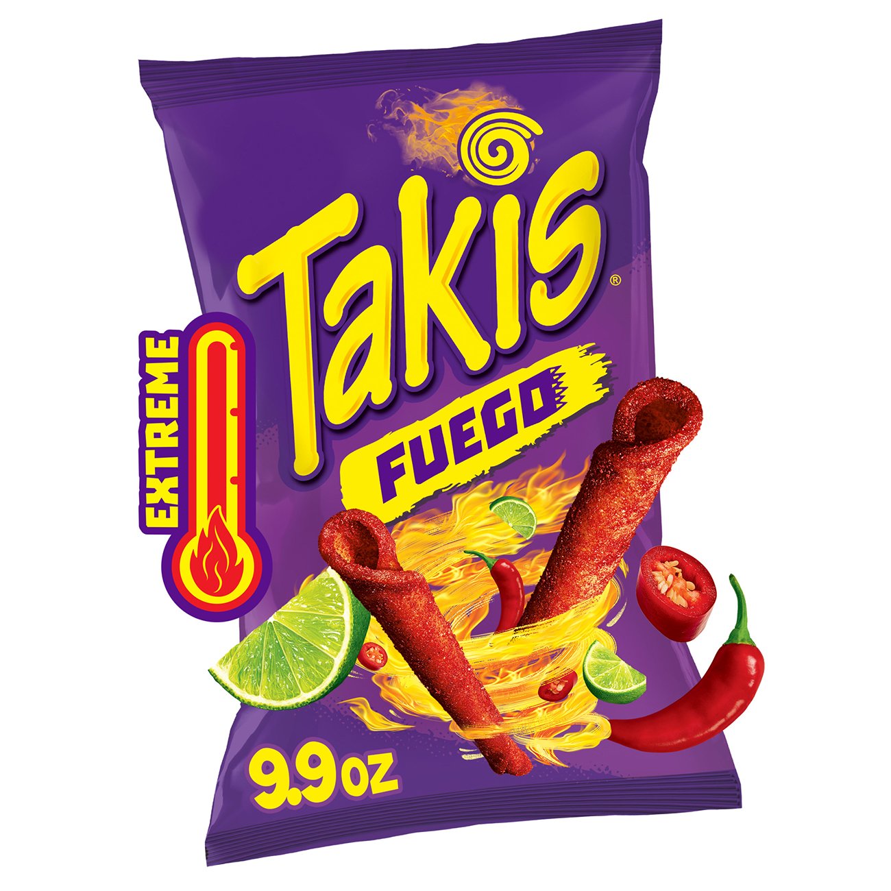 Takis Fuego Hot Chili Pepper & Lime Rolled Tortilla Chips - Shop