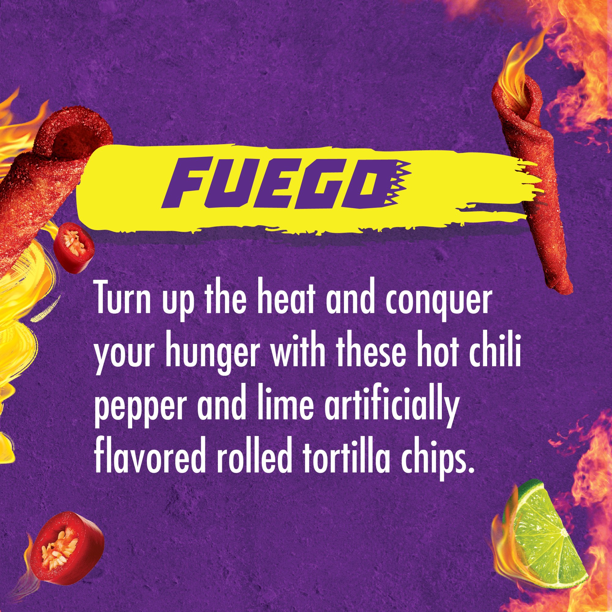 Takis Fuego Hot Chili Pepper & Lime Rolled Tortilla Chips - Shop