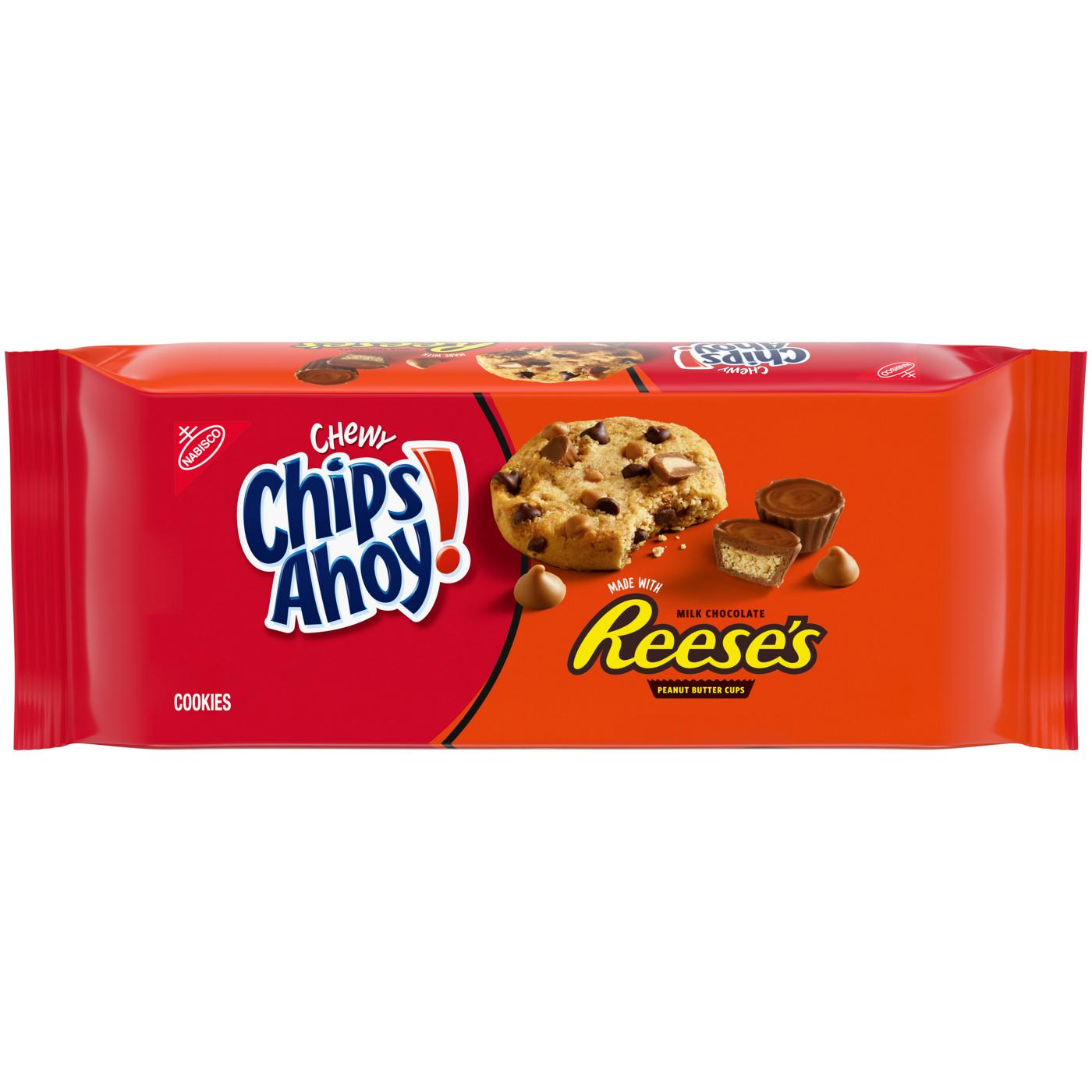 Chips Ahoy! Chewy Chocolate Chip Cookies with Reese's Peanut Butter Cups; image 1 of 8