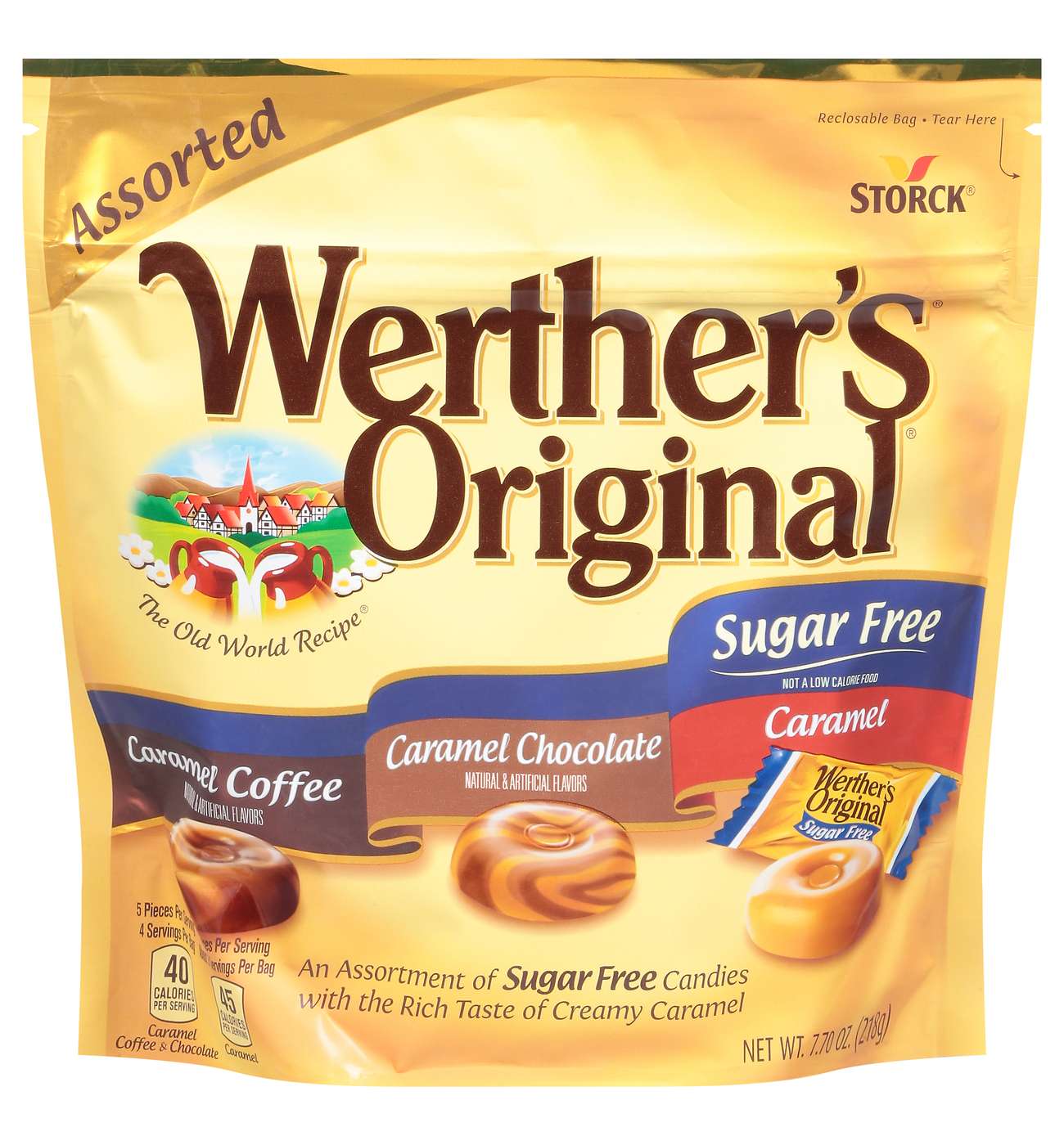 Werther's Original Hard Sugar Free Assorted Caramel Candy; image 1 of 6