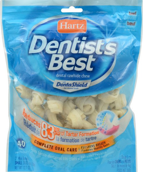 Hartz Dentist s Best Denta Sheild Beef Flavored Rawhide Chew