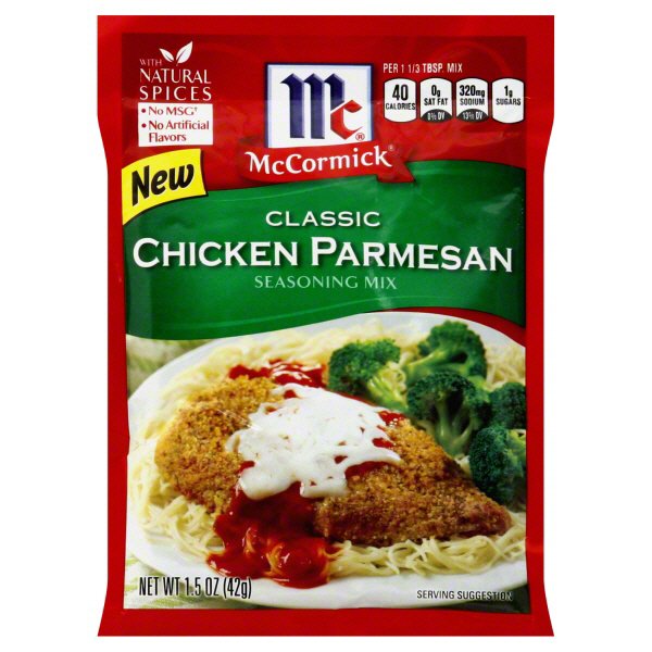 McCormick Classic Chicken Parmesan Seasoning Mix - Shop McCormick
