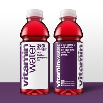 Glaceau Vitaminwater Zero Sugar XXX Acai-Blueberry-Pomegranate Water Beverage 6 pk Bottles