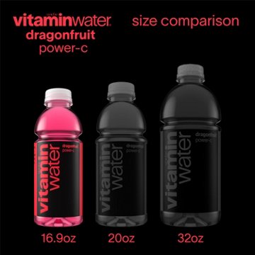 Glaceau Vitaminwater Power-C Dragonfruit Nutrient Enhanced Water Beverage 6 pk Bottles