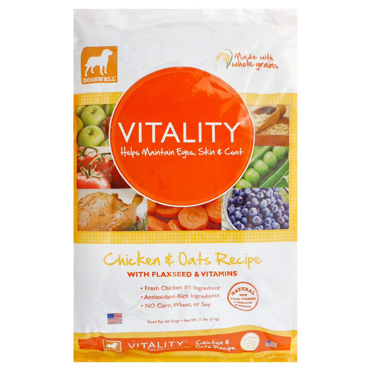 Vitality dog outlet food ingredients