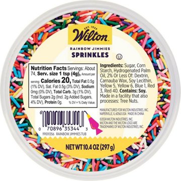 Wilton Rainbow Sprinkles, 10.4 oz