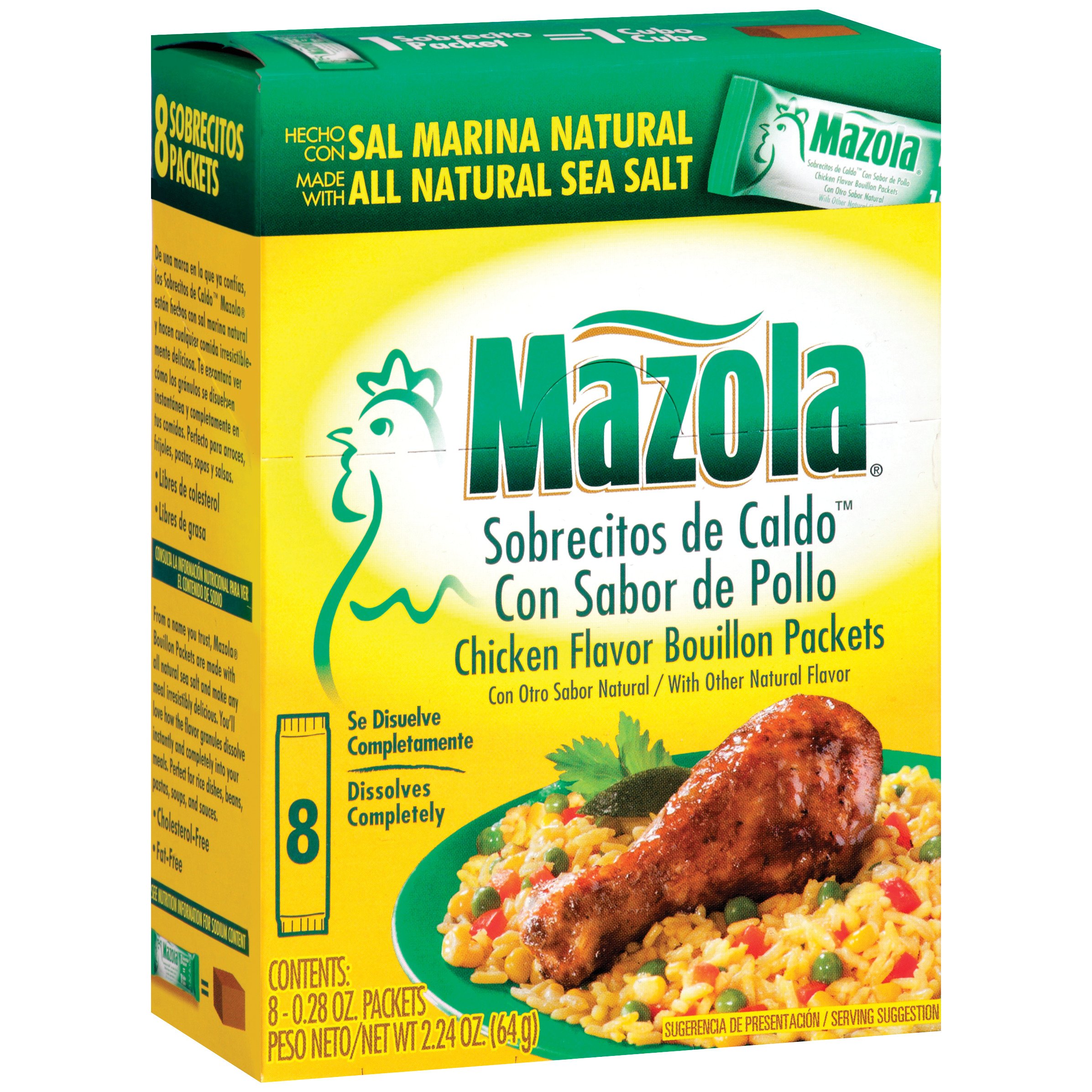 Mazola Chicken Flavor Bouillon Packets Shop Broth & Bouillon at HEB