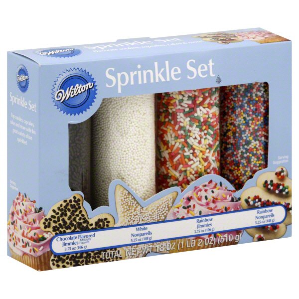 Wilton 4 Piece Sprinkle Set Shop Baking Ingredients at HEB