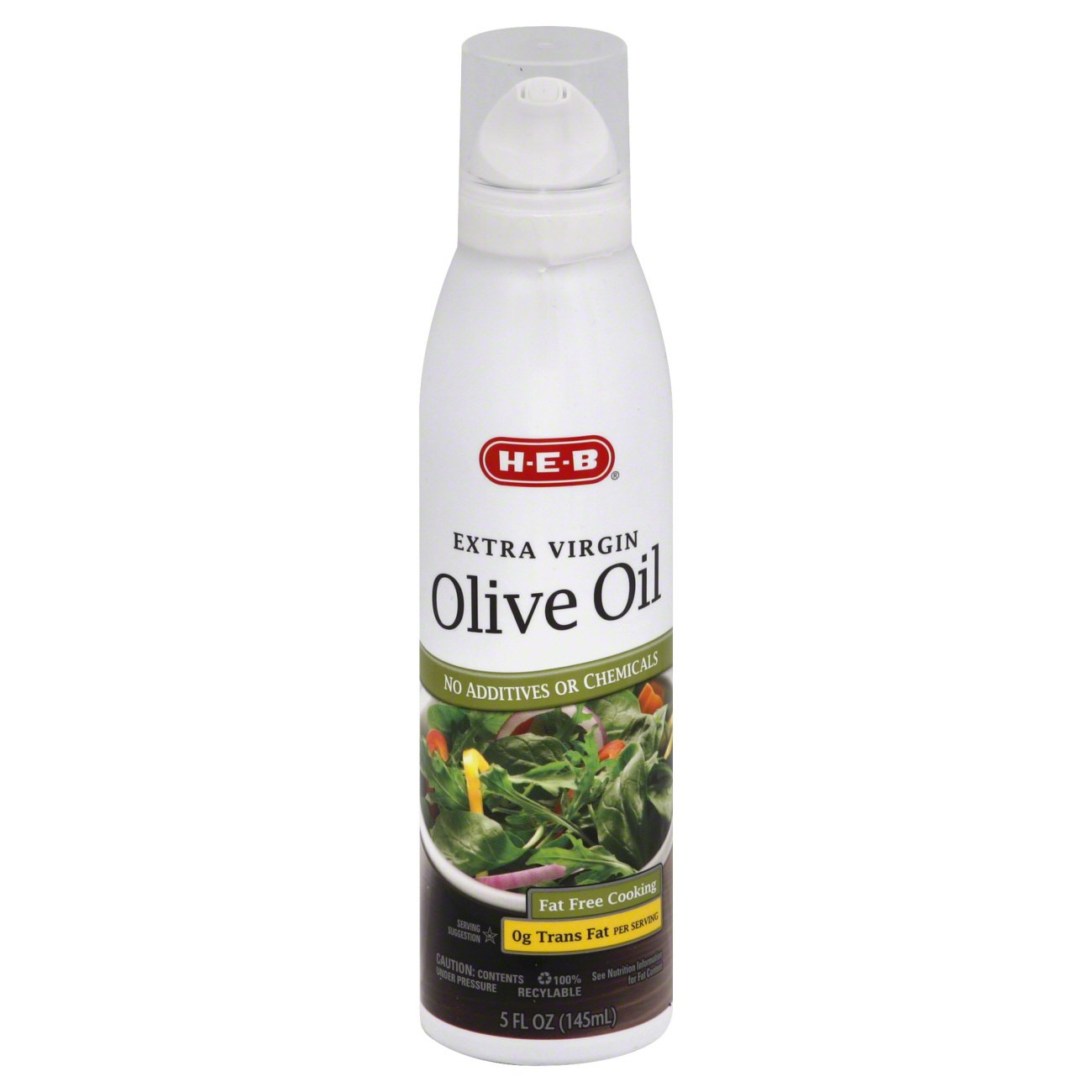 H-E-B No-Stick Extra Virgin Olive Oil Cooking Spray - Shop Oils At H-E-B