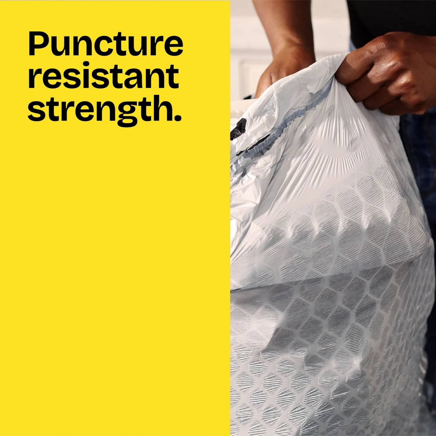 Glad ForceFlex Tall Kitchen Drawstring Trash Bags, 13 Gallon - Gain Lavender Scent with Febreze Freshness; image 12 of 15