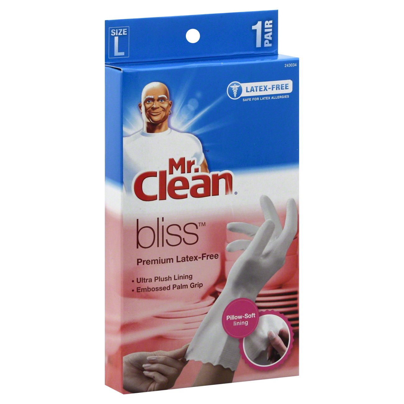 Mr. Clean Bliss Latex Free Glove Shop Gloves at HEB