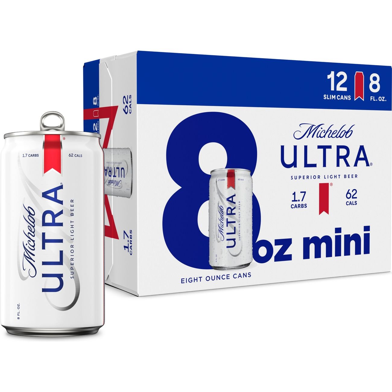 Michelob Ultra Beer 8 oz Slim Cans Shop Beer & Wine at HEB