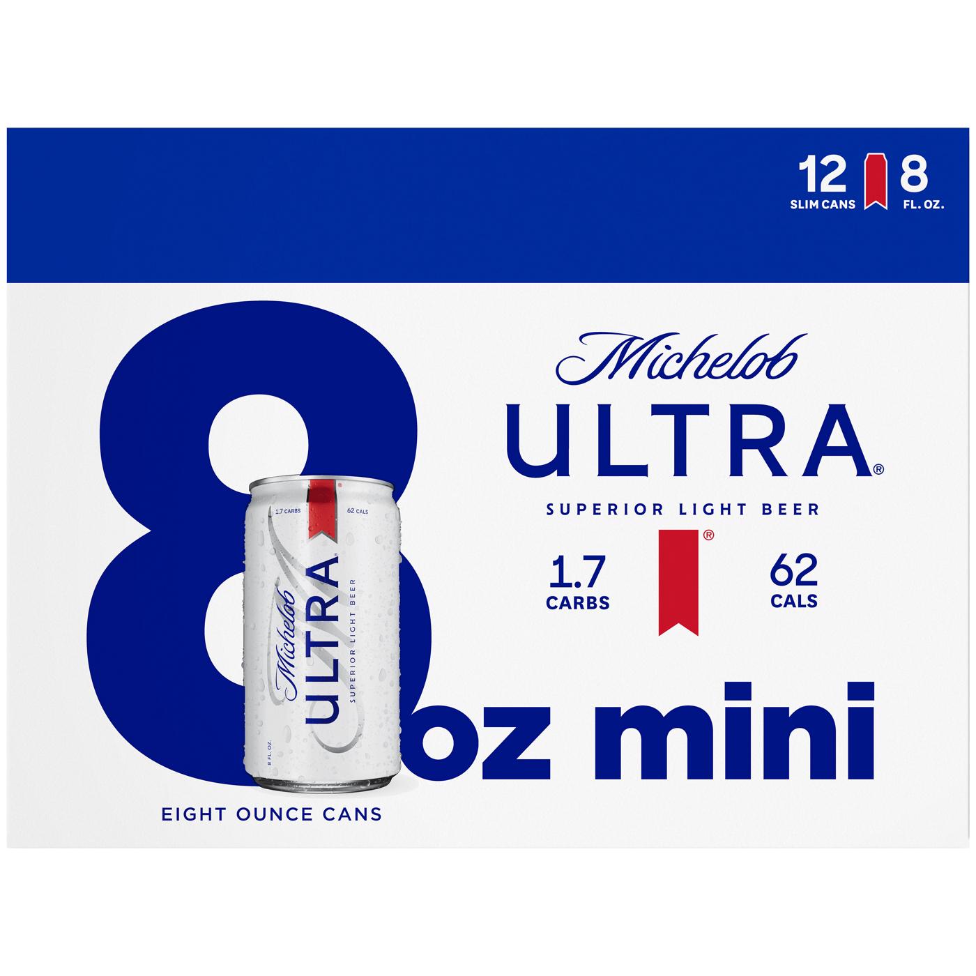 Michelob Ultra Beer 8 oz Slim Cans; image 2 of 2
