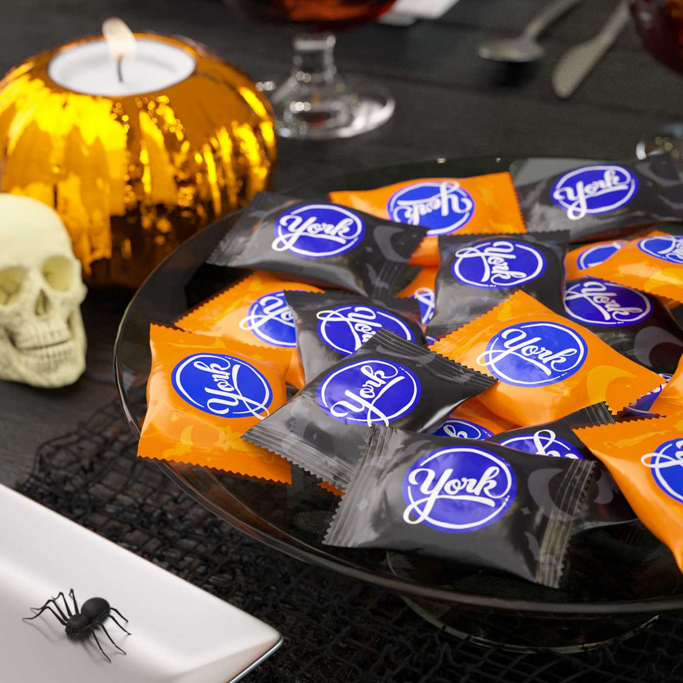 York Dark Chocolate Peppermint Patties Halloween Candy; image 2 of 7