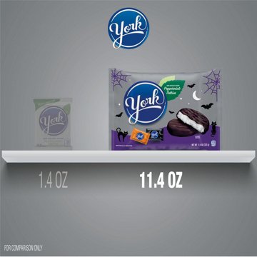 York Dark Chocolate Peppermint Patties Halloween Candy Bag