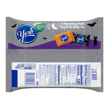 York Dark Chocolate Peppermint Patties Halloween Candy Bag