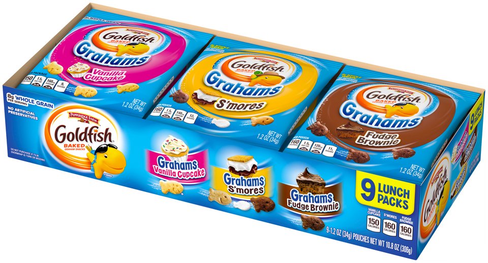 Pepperidge Farm Goldfish Grahams Assorted Multi-Pack - Shop Snacks ...