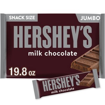 Hershey's Milk Chocolate Snack Size Halloween Candy - Jumbo Bag