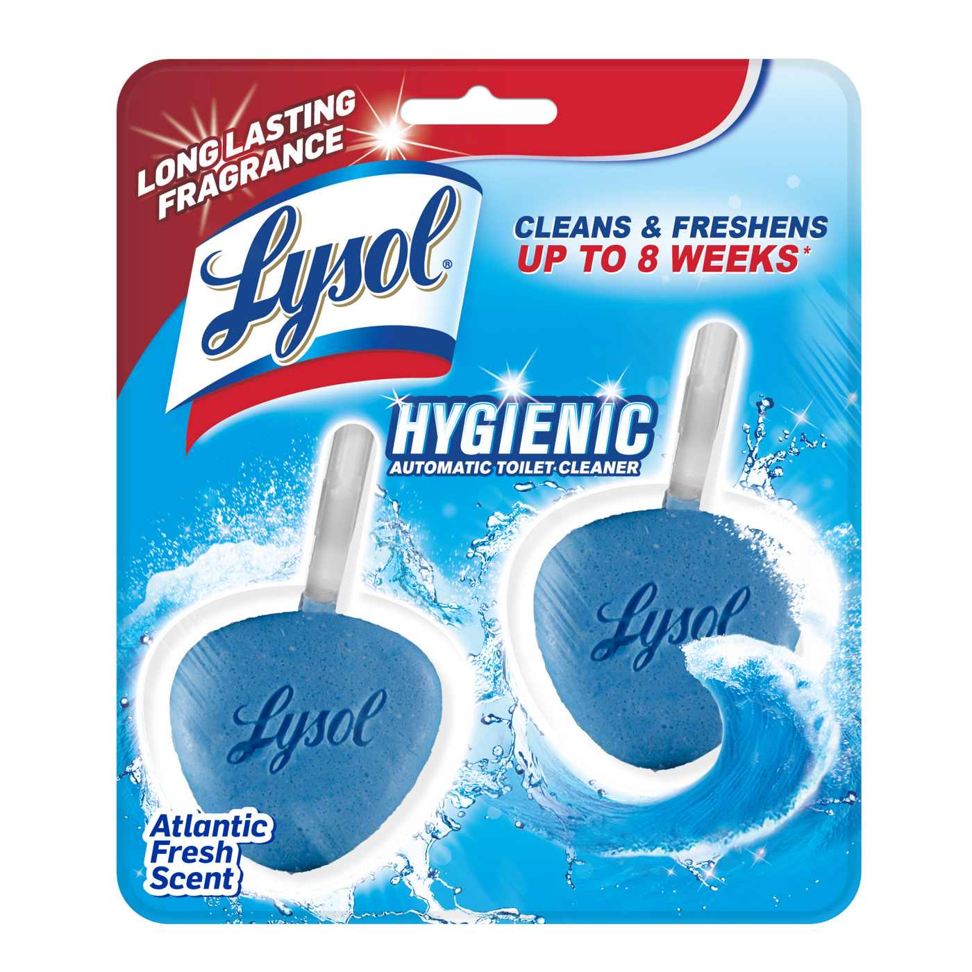 Lysol Automatic Toilet Bowl Cleaner Deodorizing and Hygenic - Atlantic Fresh; image 1 of 6