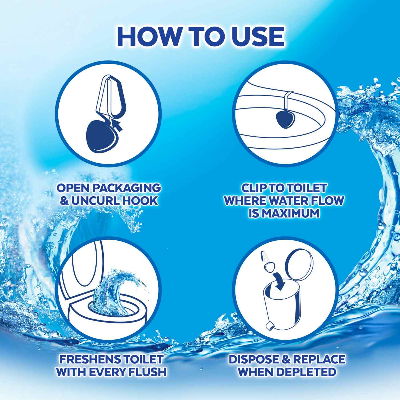 Lysol Automatic Toilet Bowl Cleaner - Atlantic Fresh; image 2 of 6