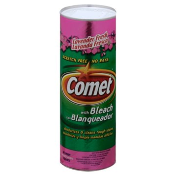 Comet Scratch Free Lavender Fresh with Bleach Deodorizing Cleanser, 21 oz