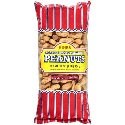 nao　エルセーヌ　NEWパワフルショッキングショット Hines Roasted No Salt Jumbo Virginia In Shell Peanuts, 16 OZ | Low