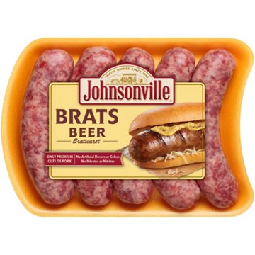 Johnsonville Beer Brats Bratwurst Links, 19 oz