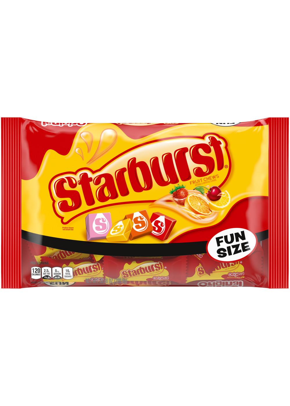 Starburst Original Fruit Chews Fun Size Halloween Candy; image 1 of 3