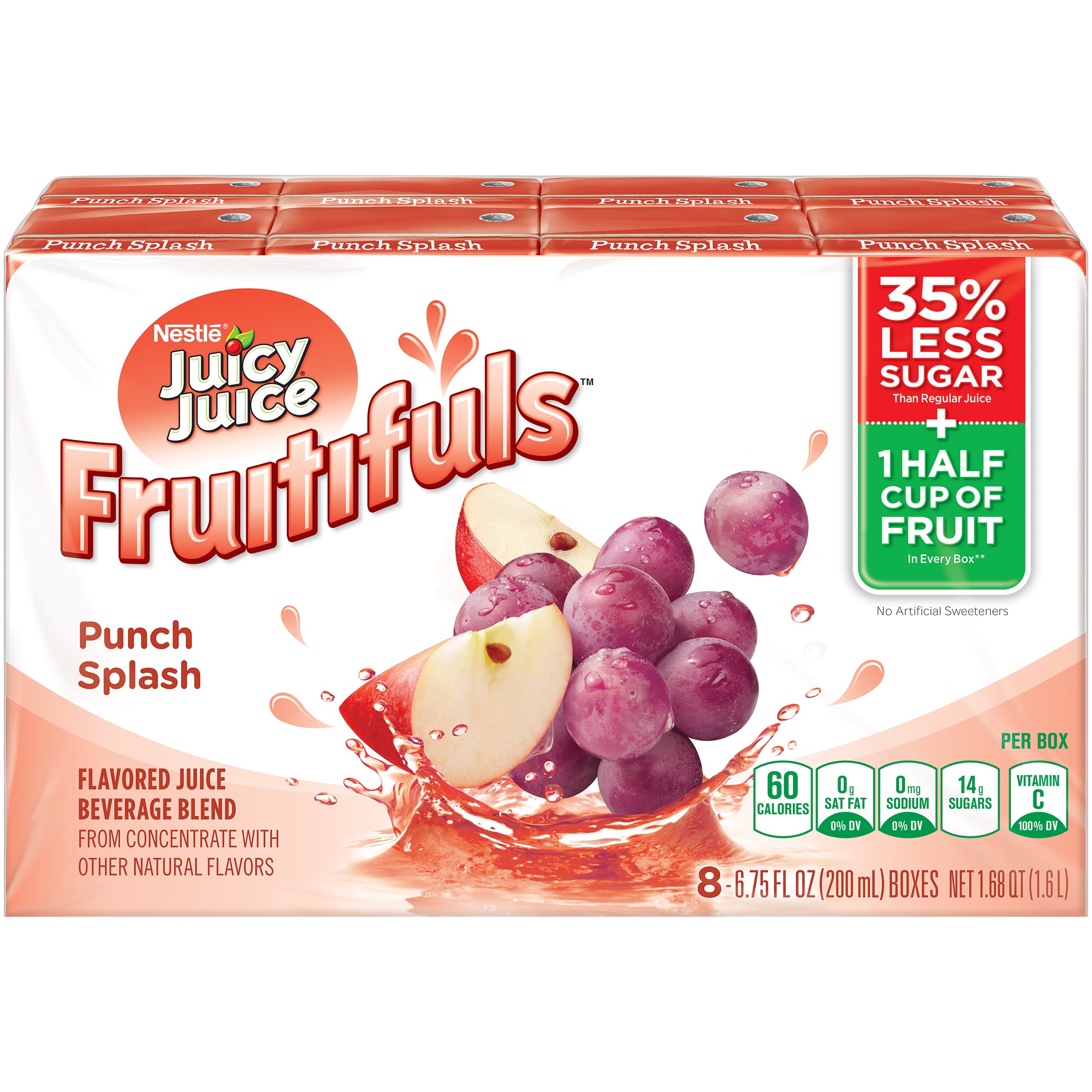 Juicy Juice Fruitfuls Punch Splash Flavored Juice Beverage Blend Shop