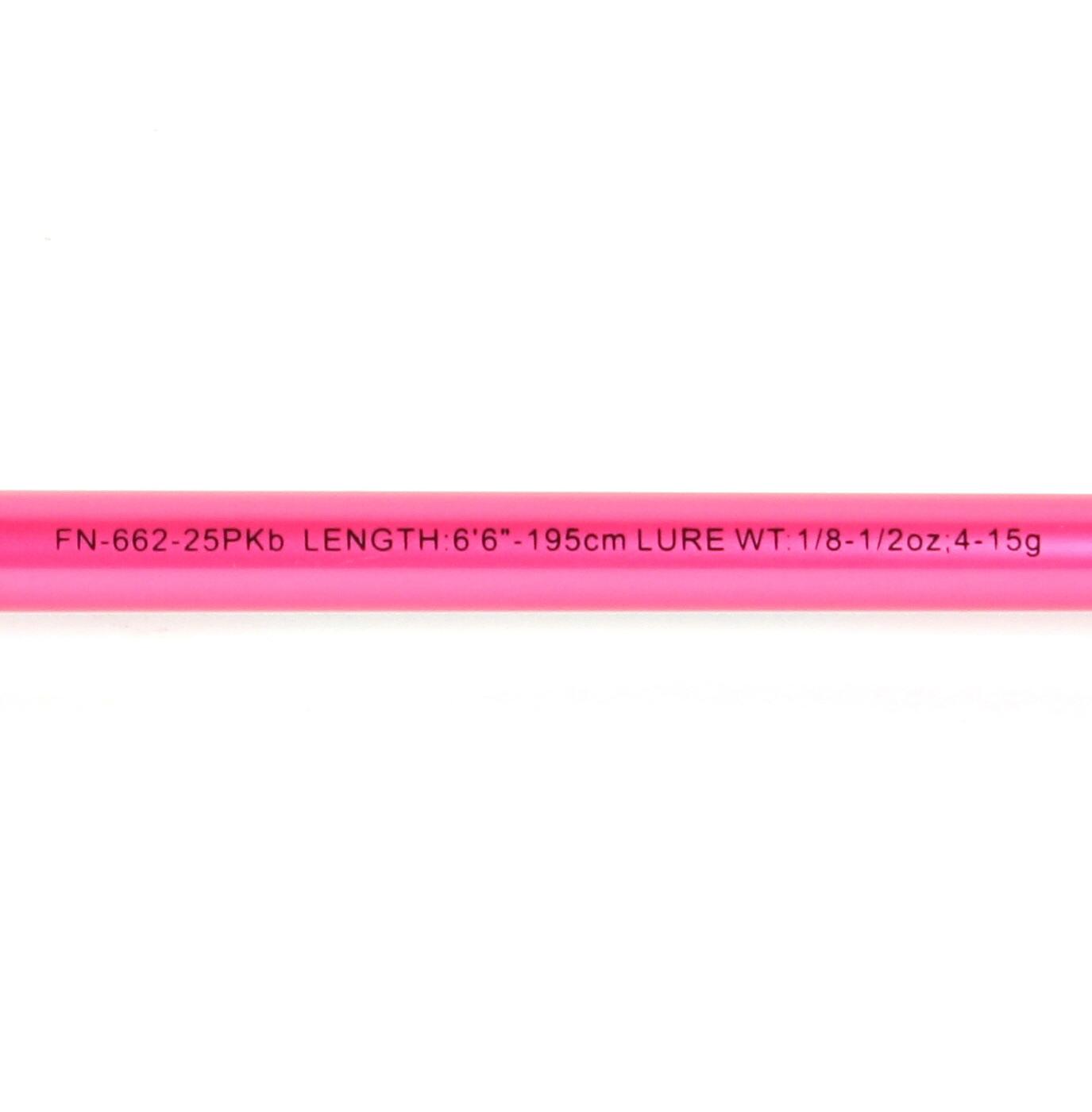 Okuma Pink 6' 6'' Fin Chaser Spinning Combo