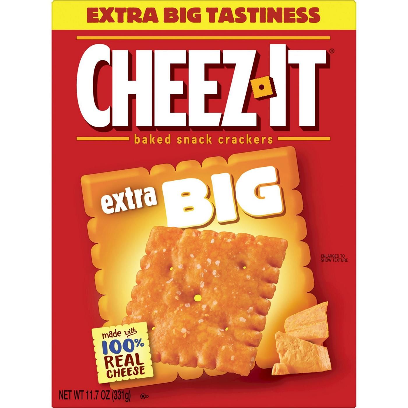 Cheez-It Extra Big Cheese Crackers; image 1 of 5