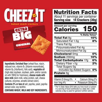 Cheez-It Extra Big Cheese Crackers