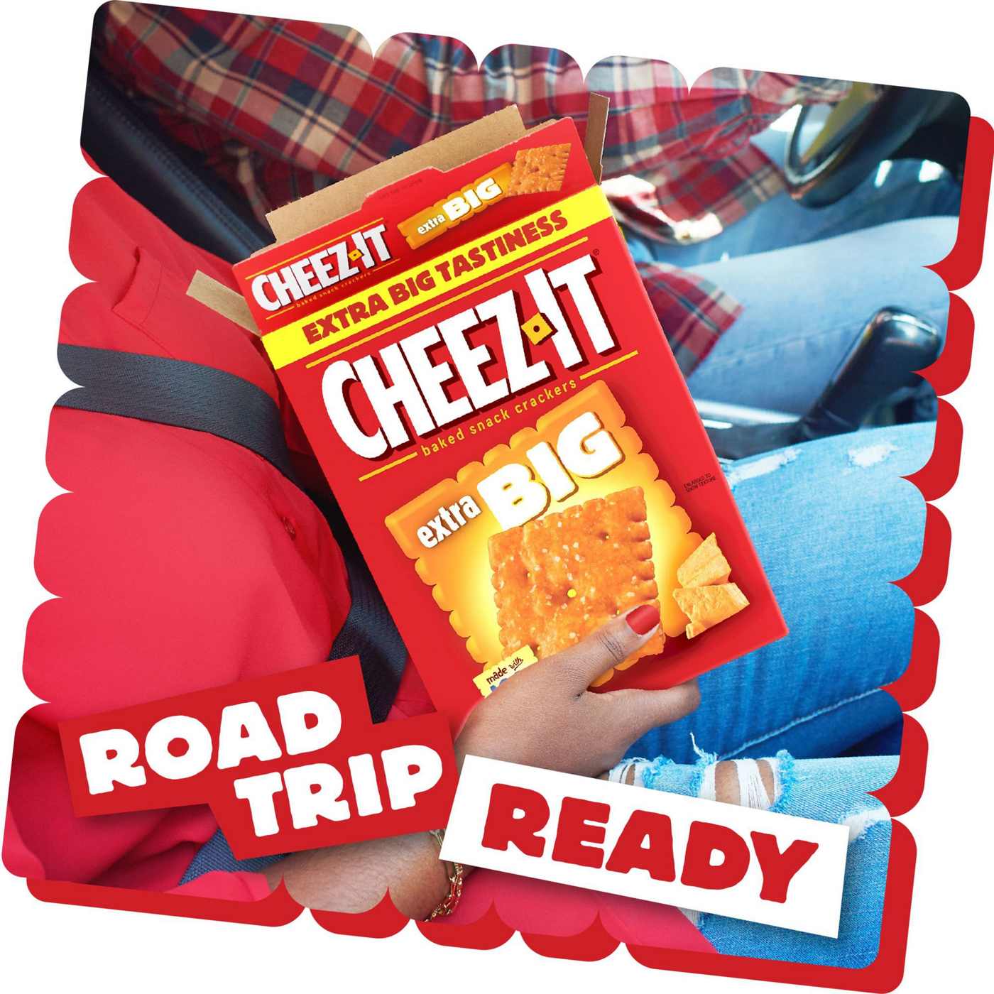 Cheez-It Extra Big Cheese Crackers; image 5 of 5