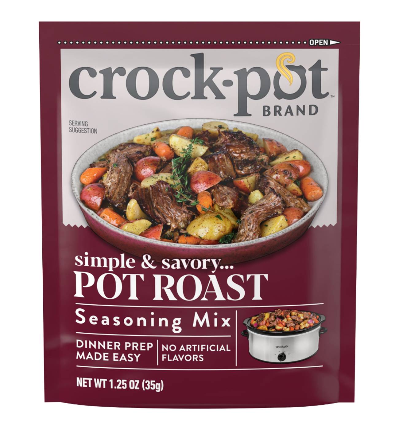 Crock-Pot Savory Pot Roast Seasoning Mix; image 1 of 5