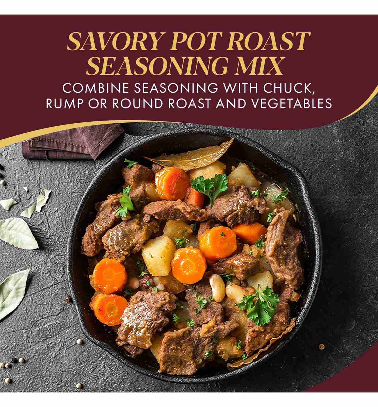 Crock-Pot Savory Pot Roast Seasoning Mix; image 2 of 5