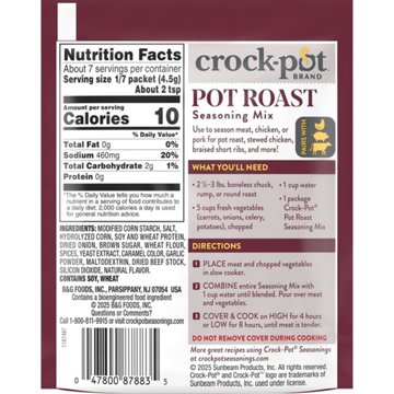 Crock-Pot Savory Pot Roast Seasoning Mix, 1.25 oz