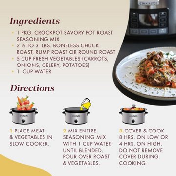 Crock-Pot Savory Pot Roast Seasoning Mix, 1.25 oz